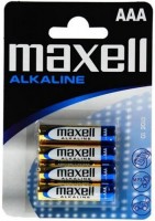 Фото - Аккумулятор / батарейка Maxell Alkaline  4xAAA