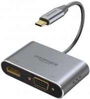 Фото - Картридер / USB-хаб Promate MediaHub-C2 