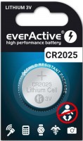 Фото - Аккумулятор / батарейка everActive 1xCR2025 