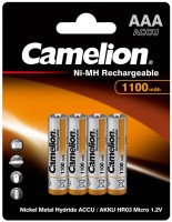 Аккумулятор / батарейка Camelion 4xAAA 1100 mAh 