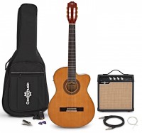 Фото - Гитара Gear4music Thinline Electro Classical Guitar Amp Pack 