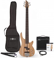 Фото - Гитара Gear4music Chicago 5 String Neck Thru Bass Guitar 15W Amp Pack 