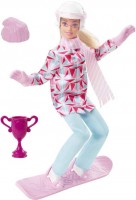 Фото - Кукла Barbie Winter Sports Snowboarder Blonde Doll HCN32 
