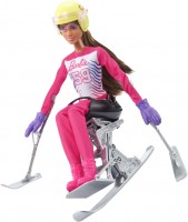 Фото - Кукла Barbie Winter Sports Para Alpine Skier Brunette HCN33 