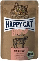 Фото - Корм для кошек Happy Cat Organic Pouch Beef 85 g 