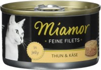 Фото - Корм для кошек Miamor Fine Fillets in Jelly Tuna/Cheese 100 g 