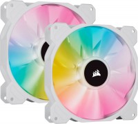 Фото - Система охлаждения Corsair iCUE SP140 RGB ELITE Performance White Dual Kit 