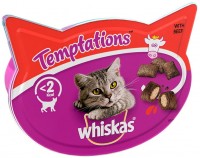 Фото - Корм для кошек Whiskas Temptations Cat Treats with Beef 60 g 