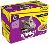 Фото - Корм для кошек Whiskas 7+ Poultry Selection in Gravy 12 pcs 