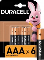 Фото - Аккумулятор / батарейка Duracell 6xAAA Basic 