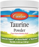 Фото - Аминокислоты Carlson Labs Taurine Powder 100 g 