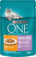 Фото - Корм для кошек Purina ONE Sensitive Chicken/Carrots 85 g 