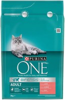 Фото - Корм для кошек Purina ONE Adult Salmon  3 kg