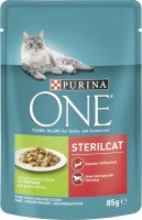 Фото - Корм для кошек Purina ONE Sterilized Turkey/Green Beans Pouch 85 g 