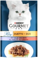 Фото - Корм для кошек Gourmet Perle Gravy Duck/Veal 85 g 