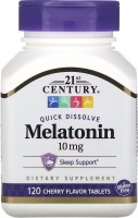 Фото - Аминокислоты 21st Century Melatonin 10 mg 120 tab 