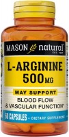 Фото - Аминокислоты Mason Natural L-Arginine 500 mg 60 cap 