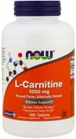 Фото - Сжигатель жира Now L-Carnitine 1000 mg 100 шт