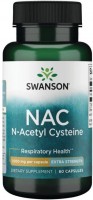 Фото - Аминокислоты Swanson NAC 1000 mg 60 cap 