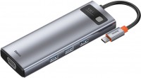 Фото - Картридер / USB-хаб BASEUS Metal Gleam Series 9-in-1 Multifunctional Type-C Hub 