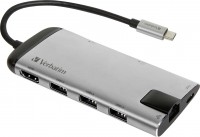 Фото - Картридер / USB-хаб Verbatim USB-C Multiport Hub with Card Reader 