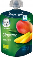 Фото - Детское питание Gerber Organic Fruit Puree 4 80 