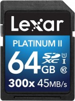 Фото - Карта памяти Lexar Platinum II 300x SD 64 ГБ