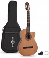 Фото - Гитара Gear4music Deluxe Single Cutaway Classical Acoustic Guitar Pack 
