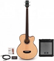 Фото - Гитара Gear4music Electro Acoustic Fretless Bass Guitar 35W Amp Pack 