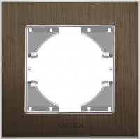 Фото - Рамка для розетки / выключателя Videx VF-BNFRA1H-CH 