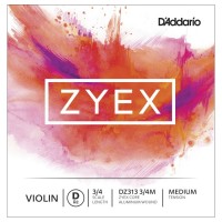 Фото - Струны DAddario ZYEX Single Violin D String 3/4 Medium 