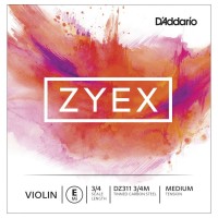 Фото - Струны DAddario ZYEX Single Violin E String 3/4 Medium 