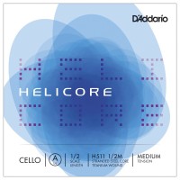 Фото - Струны DAddario Helicore Single A Cello 1/2 Medium 