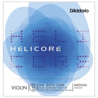 Фото - Струны DAddario Helicore Single G Violin 3/4 Medium 