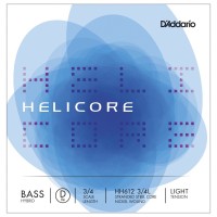 Фото - Струны DAddario Helicore Single D Hybrid Double Bass 3/4 Light 