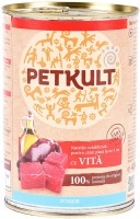 Фото - Корм для собак PETKULT Canned Grain Free Junior with Beef 1 шт