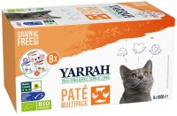 Фото - Корм для кошек Yarrah Organic Pate in 3 Tastes 8 pcs 