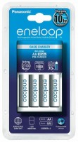 Фото - Зарядка аккумуляторных батареек Panasonic Eneloop Basic BQ-CC51 + Eneloop 4xAA 1900 mAh 