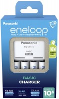 Фото - Зарядка аккумуляторных батареек Panasonic Eneloop Basic BQ-CC51 + Eneloop 4xAA 2000 mAh 