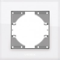 Фото - Рамка для розетки / выключателя Videx VF-BNFRG1H-W
