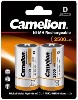 Аккумулятор / батарейка Camelion 2xD 2500 mAh 