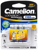 Аккумулятор / батарейка Camelion Lockbox 4xAAA 1100 mAh 