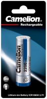 Аккумулятор / батарейка Camelion ICR18650 2200 mAh 
