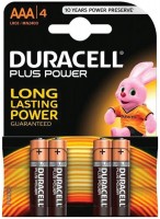 Фото - Аккумулятор / батарейка Duracell 4xAAA Plus Power 