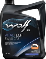 Моторное масло WOLF Vitaltech 5W-40 Gas 5 л