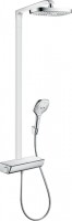 Фото - Душевая система Hansgrohe Raindance Select E Showerpipe 300 EcoSmart 27282000 