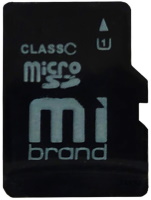 Фото - Карта памяти Mibrand microSDHC Class 6 + Adapter 4 ГБ