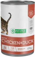 Фото - Корм для кошек Natures Protection Adult Canned Chicken/Duck 