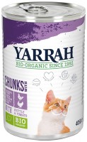 Фото - Корм для кошек Yarrah Organic Chunks with Chicken and Turkey 400 g 