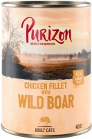 Фото - Корм для кошек Purizon Adult Canned Chicken Fillet with Wild Boar  400 g 6 pcs